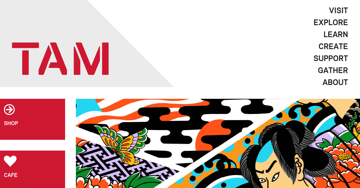 Screenshot of http://www.tacomaartmuseum.org