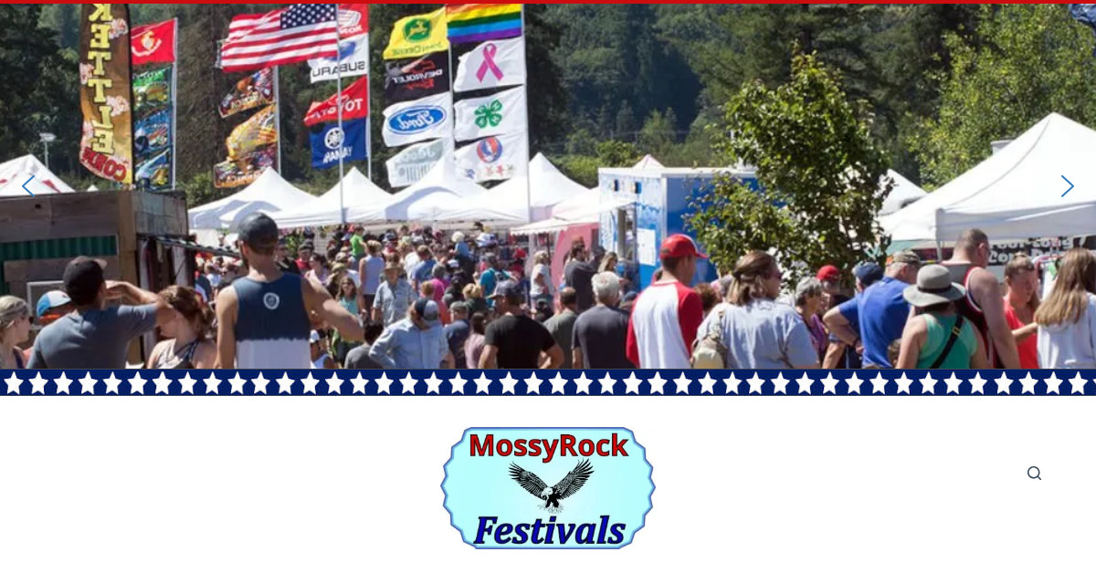 Screenshot of http://www.mossyrockfestivals.org